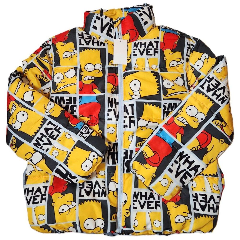 The Simpsons Bart Full-Zip Jacket Youth XL 14-16